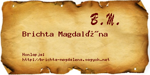 Brichta Magdaléna névjegykártya